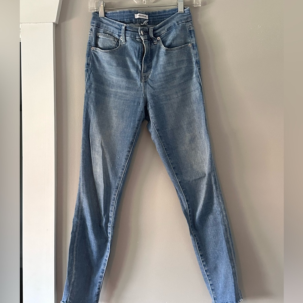 Good American jeans in Good Legs Crop Size 26
